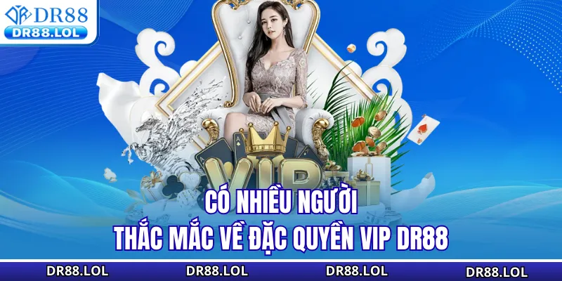Đặc Quyền VIP DR88 - Ưu Đãi Hoàn Trả 2% Và Quà Tặng 2026 Có nhiều người thắc mắc về đặc quyền VIP DR88
